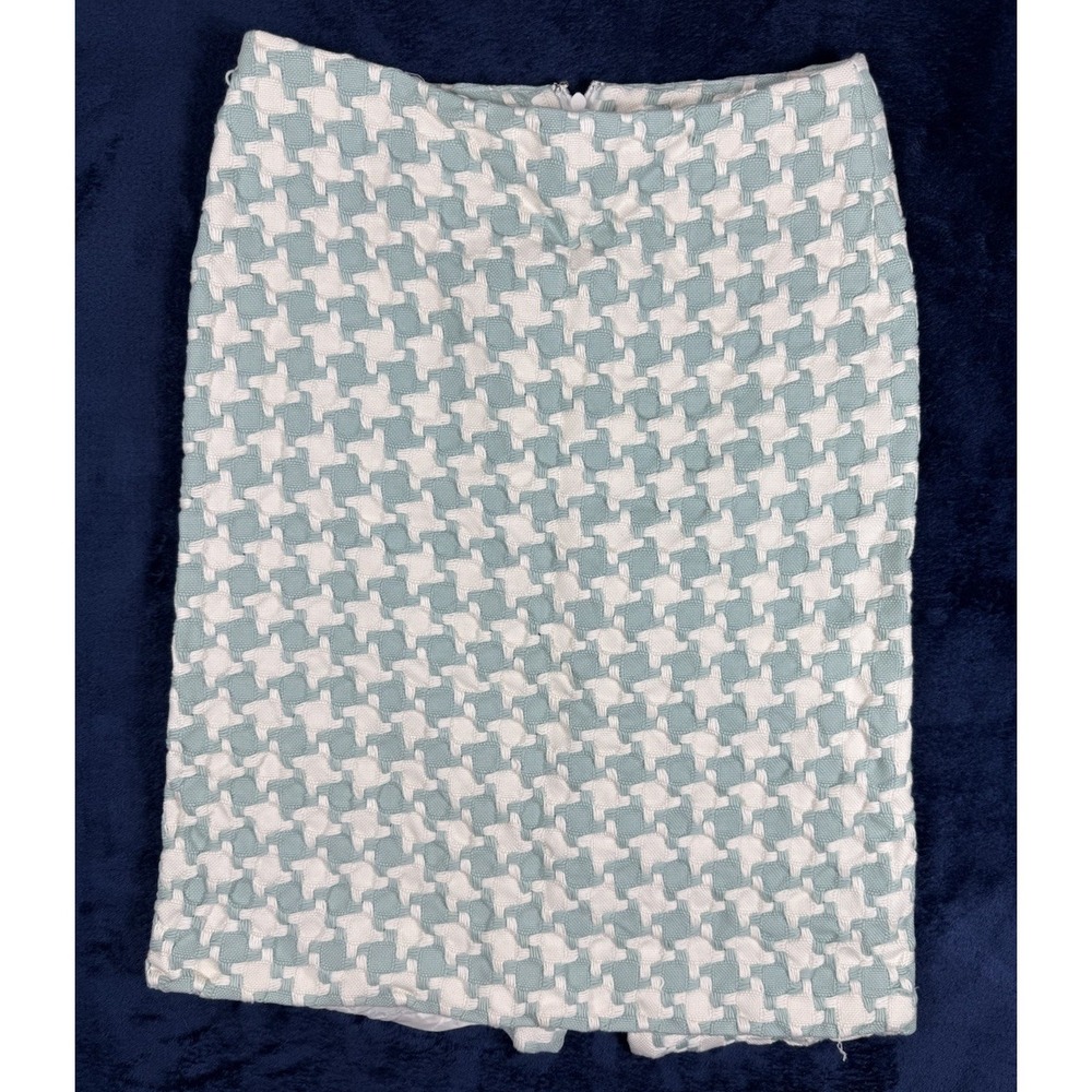 Junko Shimada 49AV. Tight Skirt Knee Length Houndstooth